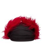Prada Fabric And Mohair Cap - Black
