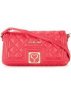 Love Moschino Quilted Shoulder Bag, Red, Polyurethane