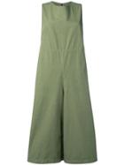 Ymc Cropped Jumpsuit - Green