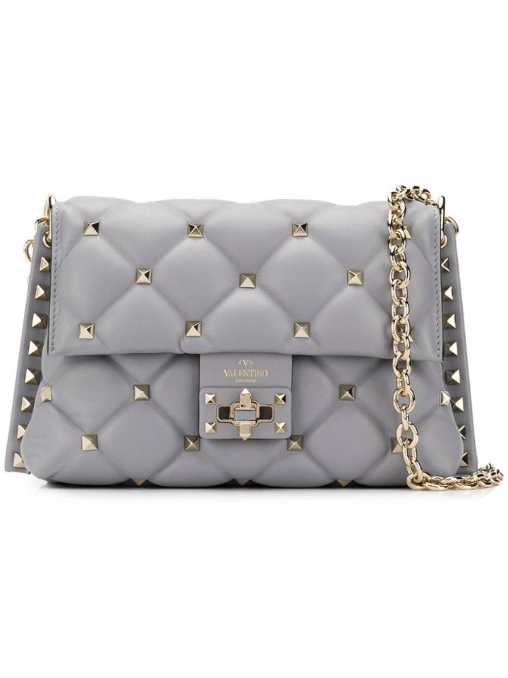Valentino Valentino Garavani Candystud Shoulder Bag - Blue