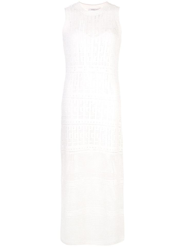 A.l.c. Layered Mesh Dress - White
