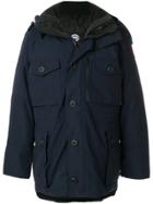 Canada Goose Hooded Padded Coat - Blue