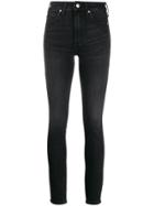 Calvin Klein High-rise Skinny Jeans - Black