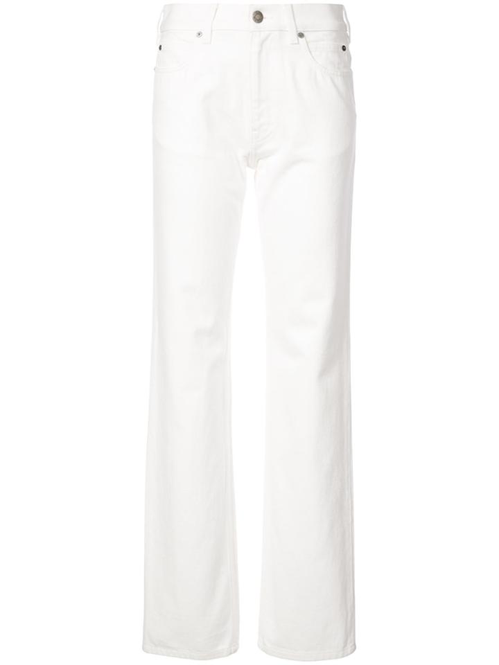 Calvin Klein 205w39nyc Disaster Printed Denim - White