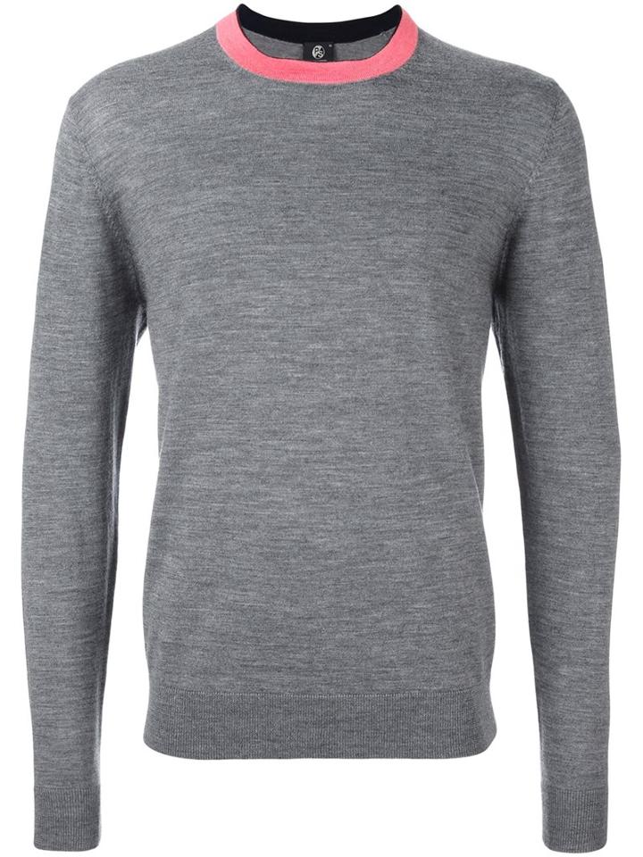 Ps By Paul Smith Contrast Neck Jumper