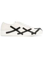 Ermenegildo Zegna Couture Printed Sneakers - White