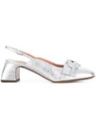 L'autre Chose Bow Sling-back Pumps - Grey