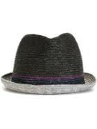 Paul Smith Straw Trilby Hat