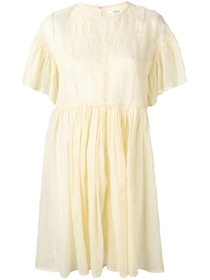 Isabel Marant Étoile Embroidered Summer Dress - Yellow