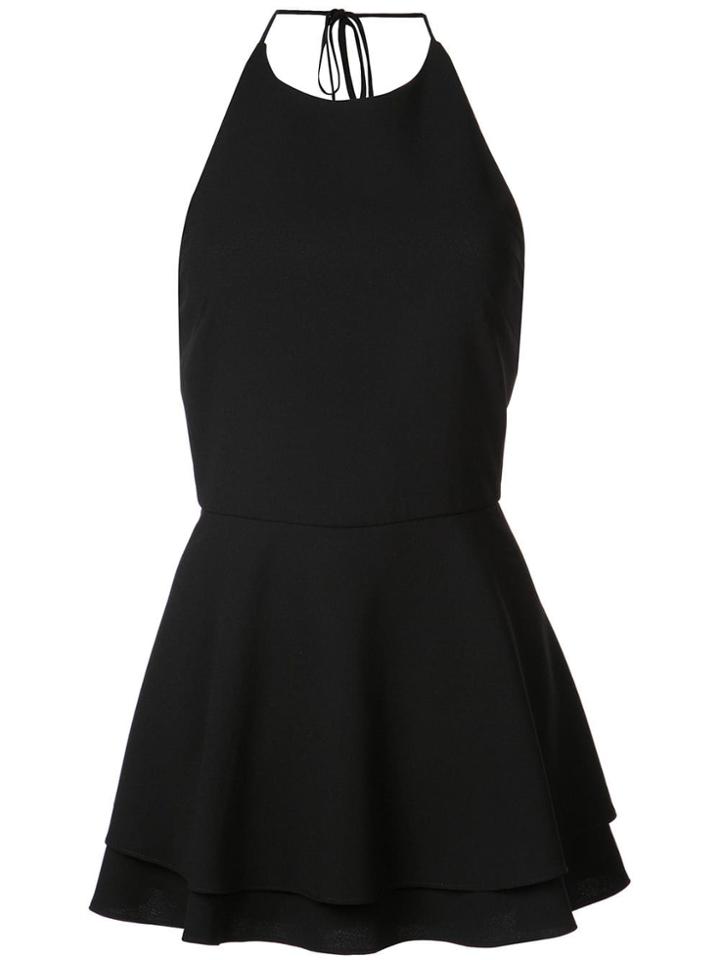 Alice+olivia Sicily Halterneck Playsuit - Black