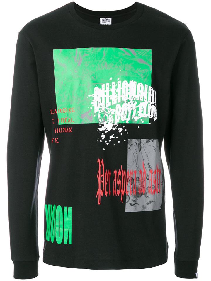 Billionaire Boys Club Collage Print T-shirt - Black