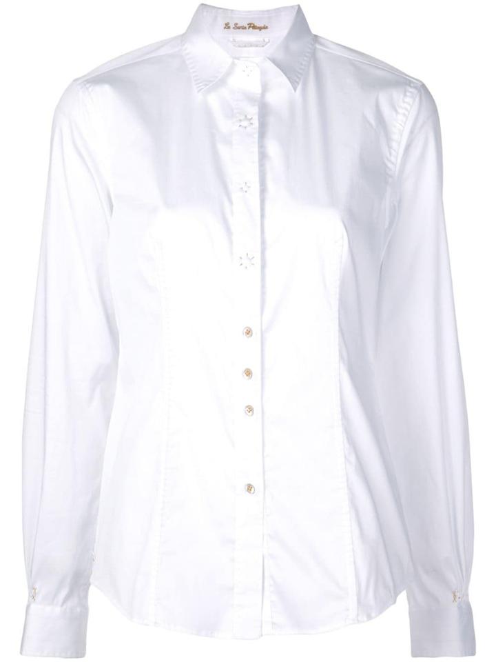 Le Sarte Pettegole Button Down Blouse - White