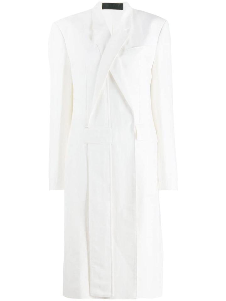 Haider Ackermann Long Coat - White