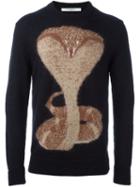 Givenchy Cobra Intarsia Knit Sweater