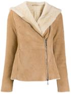 Giorgio Brato Shearling Lined Hooded Jacket - Neutrals