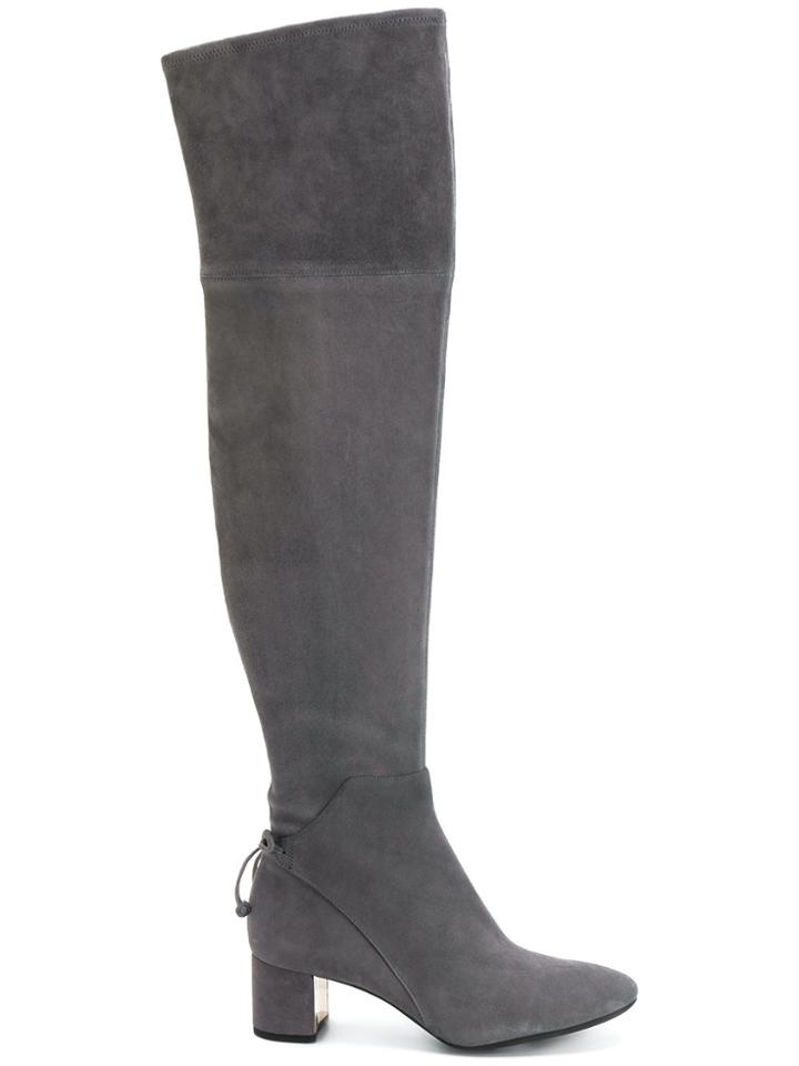 Tory Burch Laila Over-the-knee Boots - Grey