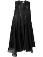 Maison Rabih Kayrouz Flared Pleated Dress - Black