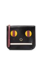 Marni Face Clutch Bag - Black