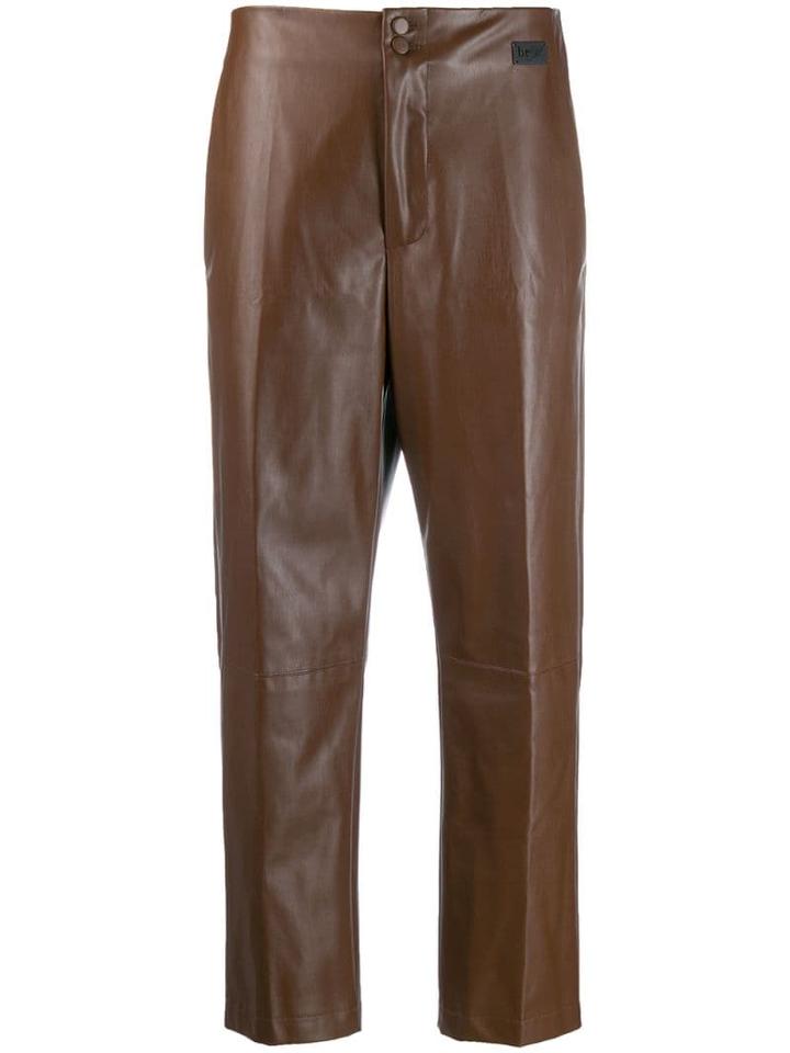 Be Blumarine High-waisted Trousers - Brown