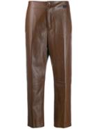 Be Blumarine High-waisted Trousers - Brown