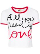 Alice+olivia All You Need Is Love T-shirt - White