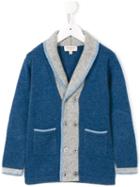 Cashmirino - Shawl Collar Knitted Blazer - Kids - Cashmere - 3 Yrs, Blue