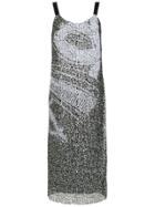 Mara Mac Sequin Midi Dress - Black