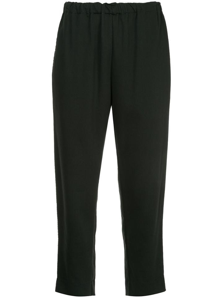 Bassike Elasticated Waist Trousers - Grey