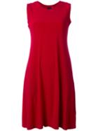 Norma Kamali Sleeveless Swing Dress, Women's, Size: Xs, Red, Polyester/spandex/elastane