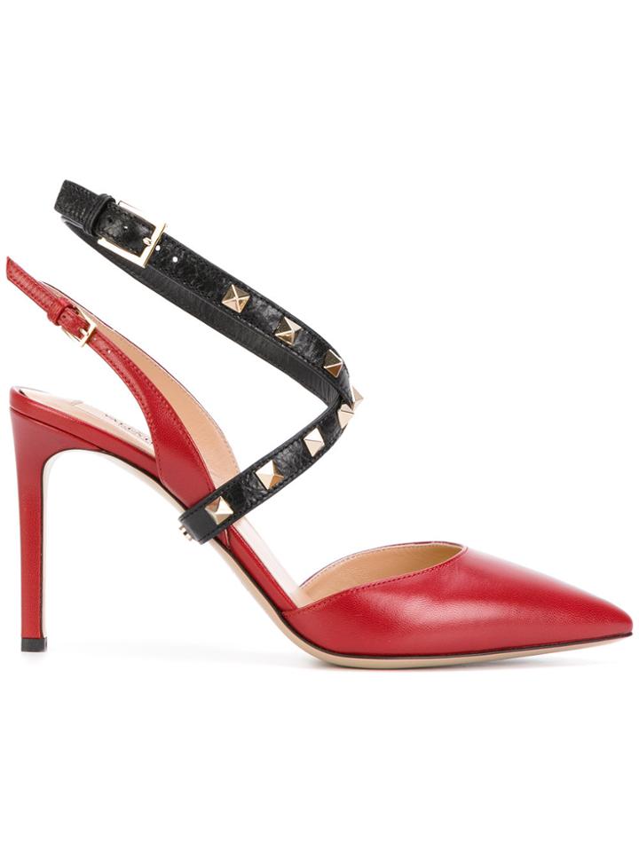 Valentino Valentino Garavani Studwrap Pumps - Red