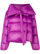 Bacon Padded Cropped Jacket - Pink & Purple