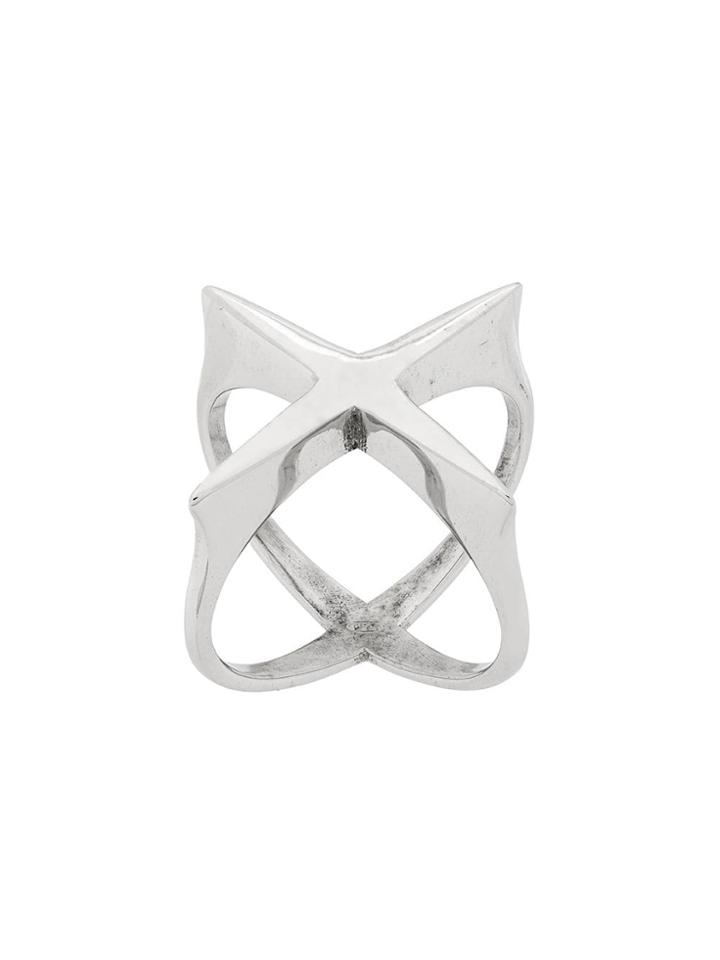 Federica Tosi Cross Ring - Silver