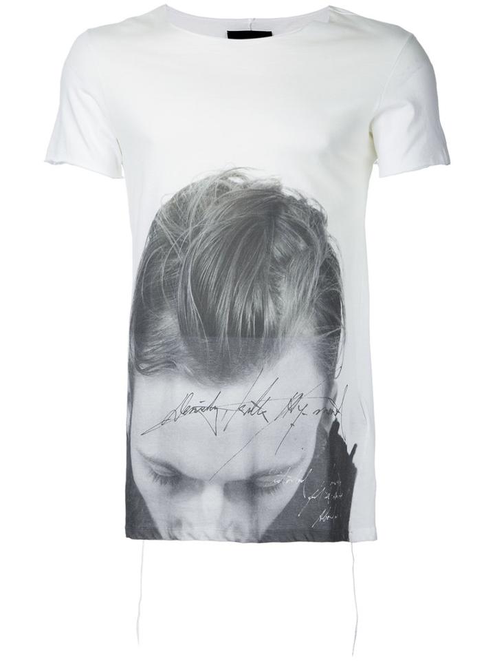 Fagassent - Alessandro Print T-shirt - Men - Cotton - 4, White, Cotton