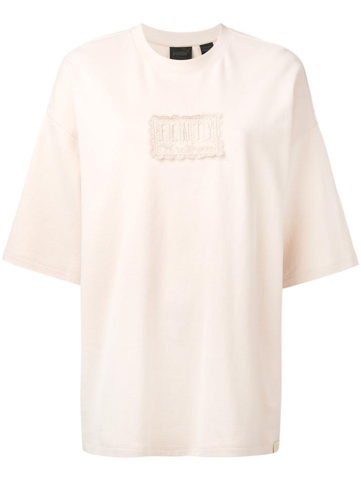 Fenty X Puma - Short Sleeve Graphic T-shirt - Women - Cotton - M, Nude/neutrals, Cotton