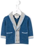 Cashmirino - Double-breasted Cardigan - Kids - Cashmere - 18 Mth, Blue