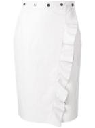 Nude Short High-waisted Skirt - Neutrals