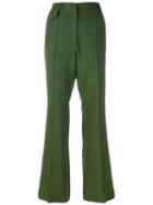 Golden Goose Flared Trousers - Green