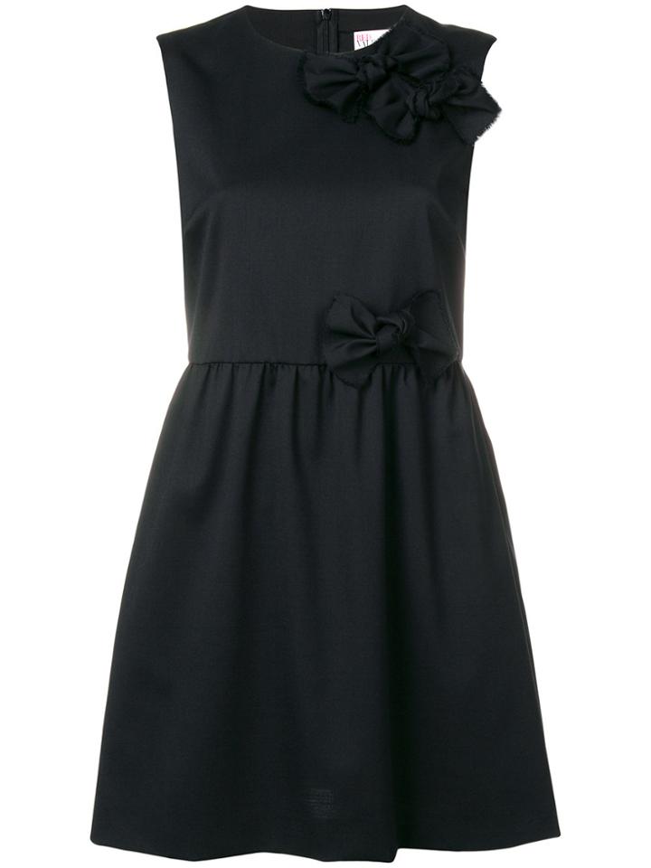 Red Valentino Bow Detail Dress - Black