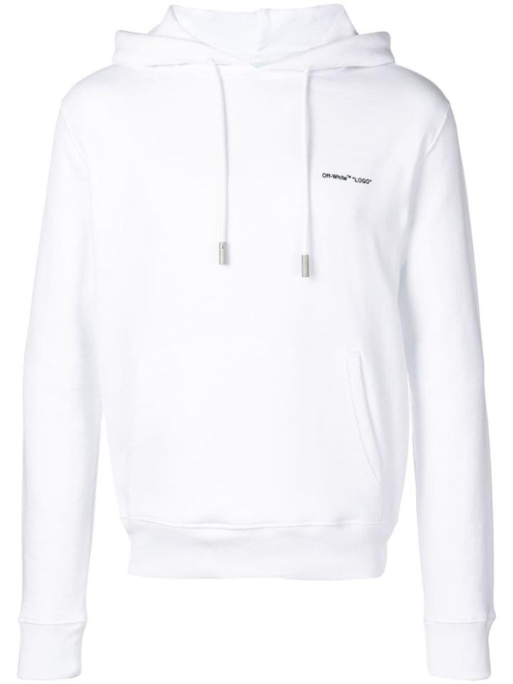 Off-white Logo Hooded Sweatshirt