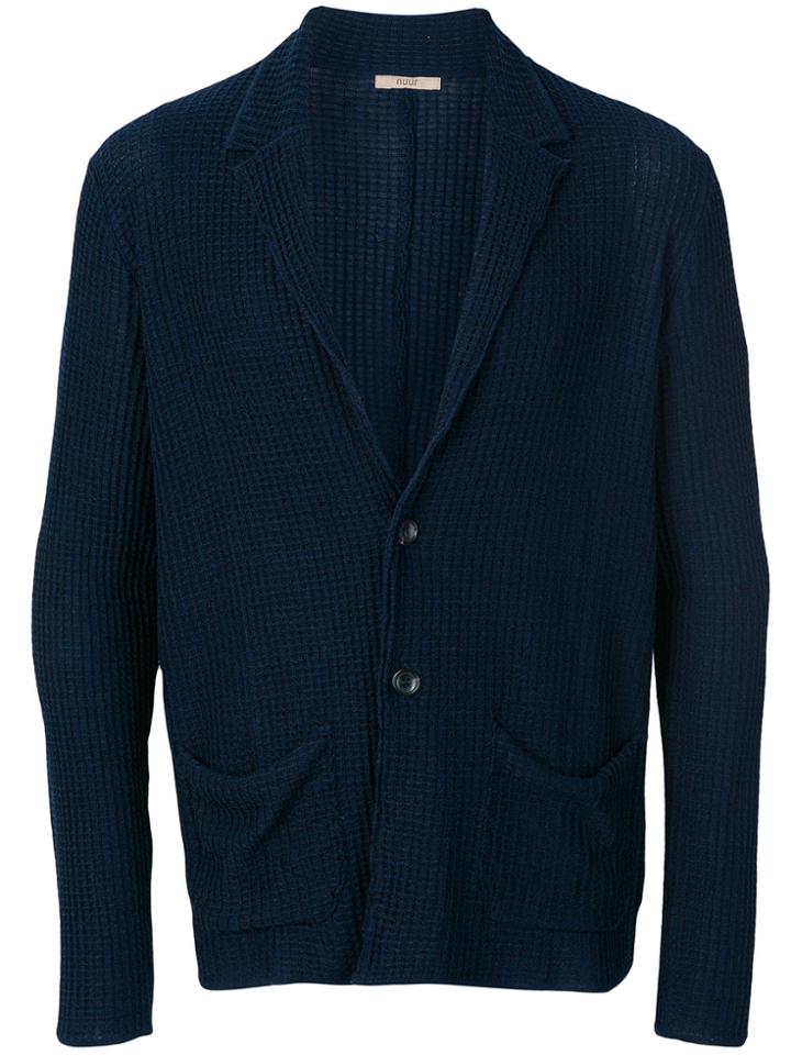 Nuur V-neck Cardigan - Blue