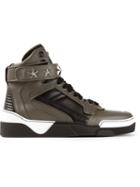 Givenchy Tyson Hi-top Sneakers, Men's, Size: 39, Grey, Leather/rubber