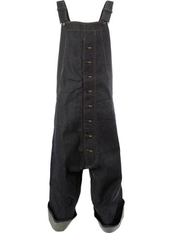 Christopher Nemeth Drop-crotch Dungarees - Blue