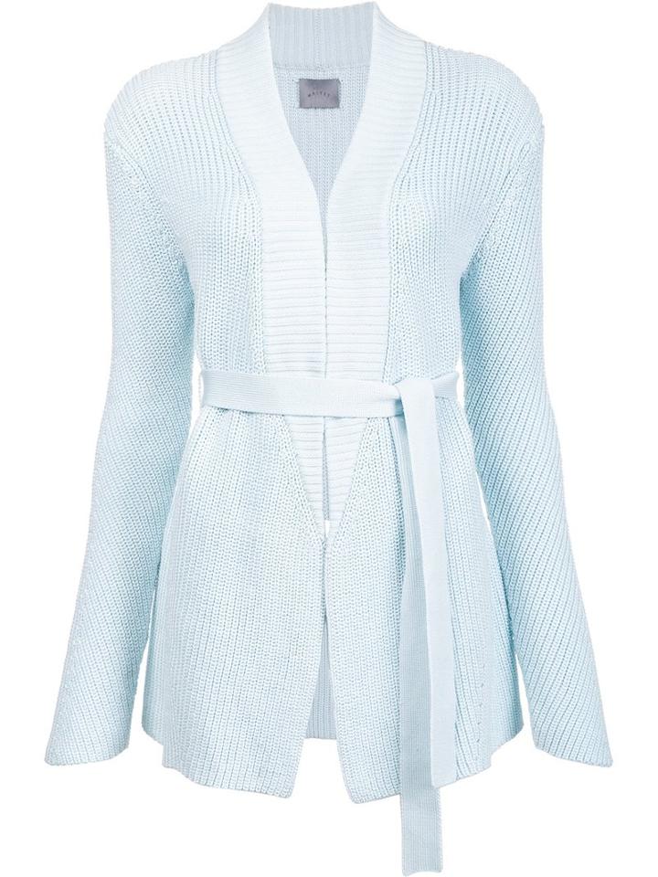 Maiyet Belted Cardigan, Women's, Size: Small, Blue, Cotton