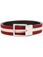 Bally Striped Belt - Brown