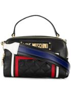 Love Moschino Logo Quilted Crossbody Bag - Black