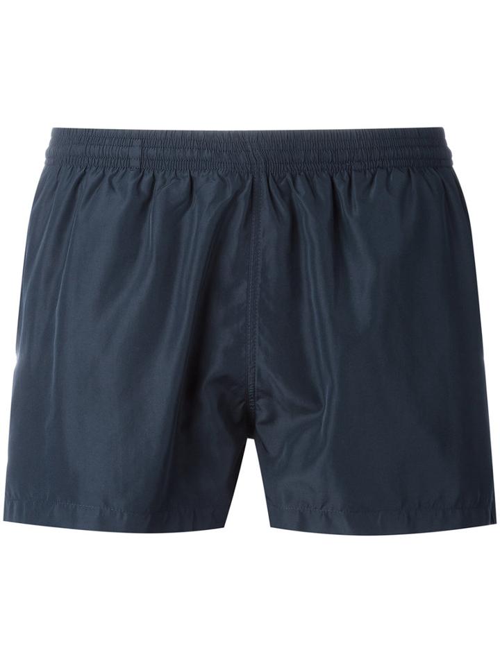 Ron Dorff - Eyelet Swim Shorts - Men - Polyester - L, Blue, Polyester
