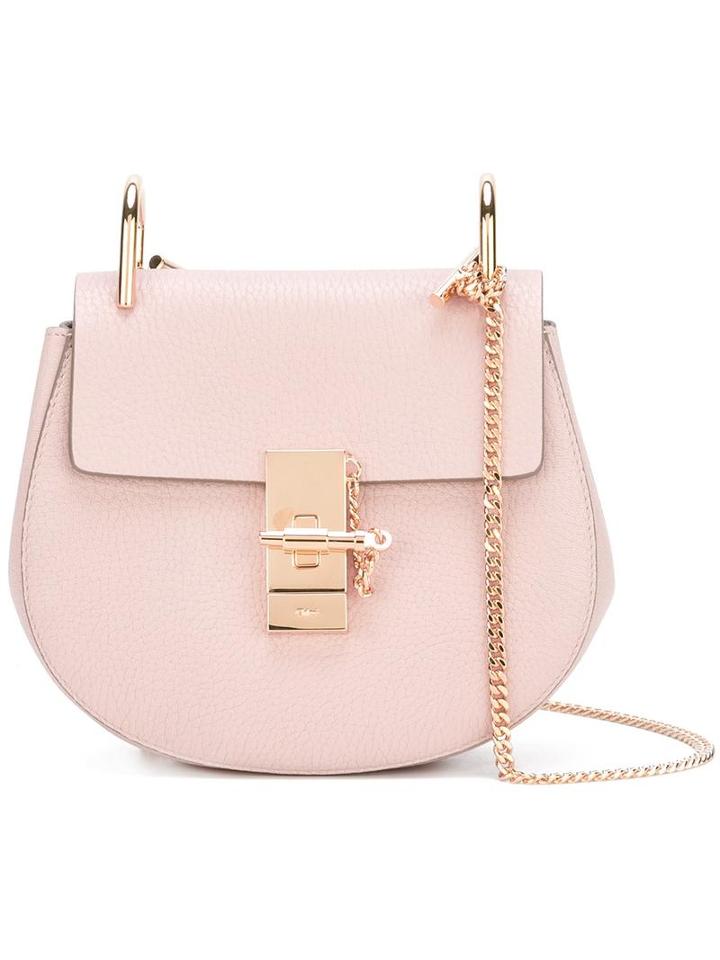 Chloé - Mini Drew Shoulder Bag - Women - Lamb Skin - One Size, Nude/neutrals, Lamb Skin