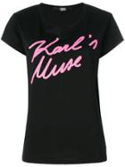 Karl Lagerfeld Karl's Muse T-shirt - Black