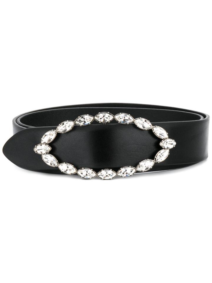 Saint Laurent Vintage-style Buckle Belt - Black