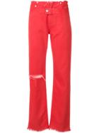 Alyx Wide Leg Trousers - Red